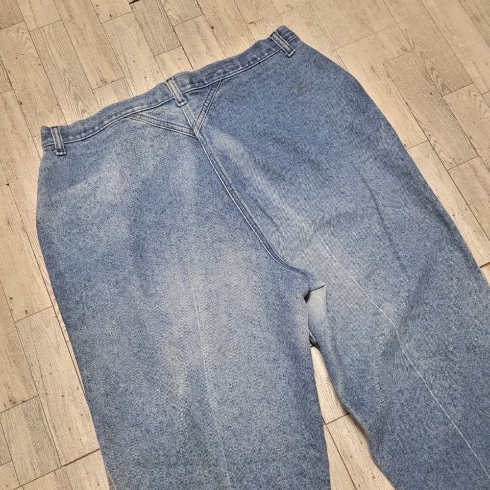 Vintage Rocky Mountain Rockies Lightwash High Waist Denim Jeans Size 17 / 18 - Picture 4 of 6